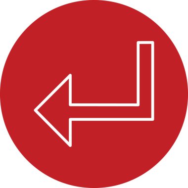 ok simgesi işaret vektör illüstrasyonu