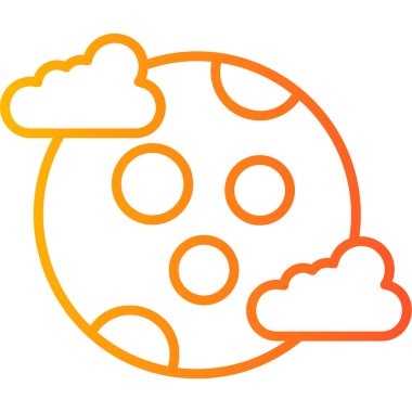 Ayın soyut web renk çizimi  