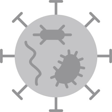 Virus icon modern vector illustration 
