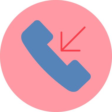 - Telefon. Web simgesi basit illüstrasyon