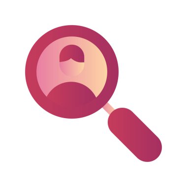 Arama insanlar simge vektör çizim