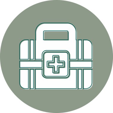 İlk Yardım Web simgesi modern basit vektör illüstrasyonuName