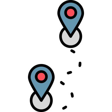 Yönlendirme web simgesi basit illüstrasyon