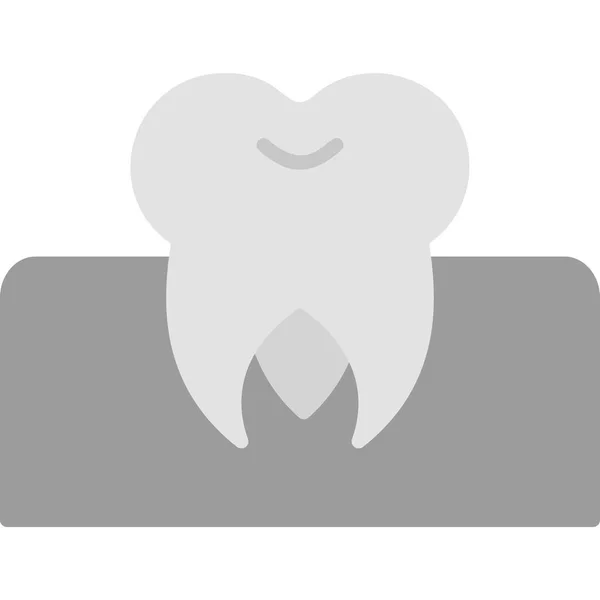 Ilustração Vetorial Dente Molar —  Vetores de Stock