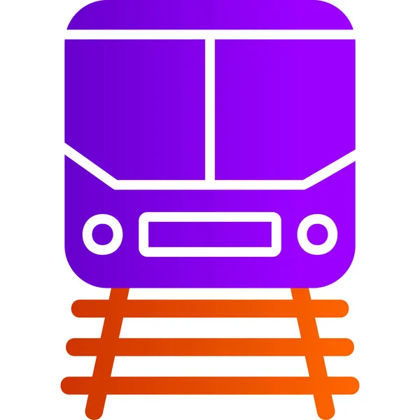 Illustration Locomotive Train Wagon Railroad — Stockvector