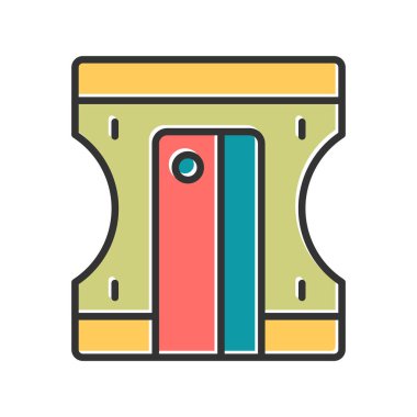Pencil Sharpener icon background. vector illustration