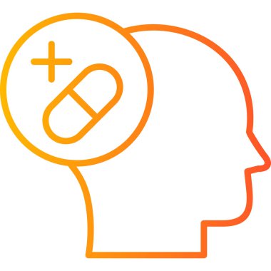 Ruh Sağlığı web simgesi basit tasarım