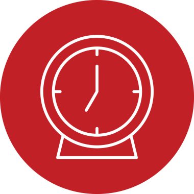 Saat zamanı, akıllı telefon aygıtının dijital illüstrasyonu 