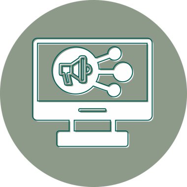 seo modern simgesinin vektör illüstrasyonu