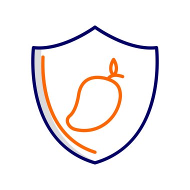 Gıda Kalkanının vektör simgesi