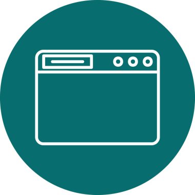 seo modern simgesinin vektör illüstrasyonu