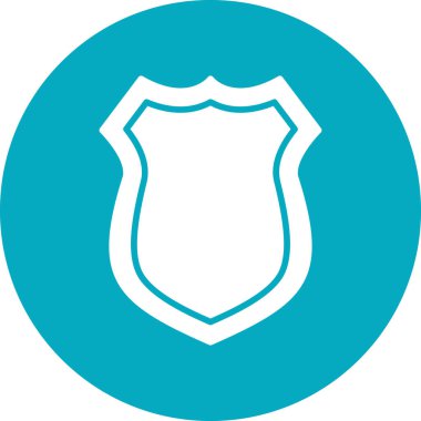 kalkan simgesi, vektör illüstrasyonu basit tasarım