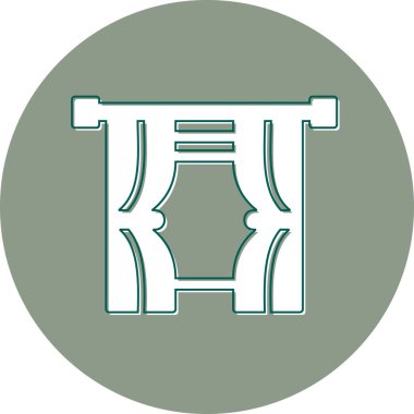 Modern b 'nin vektör illüstrasyonu eksik simgesi