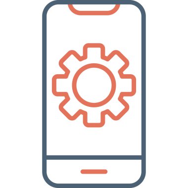 Cep telefonu. Web simgesi 