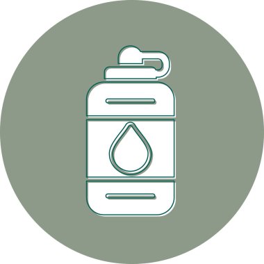 Su şişesi vektör illüstrasyon