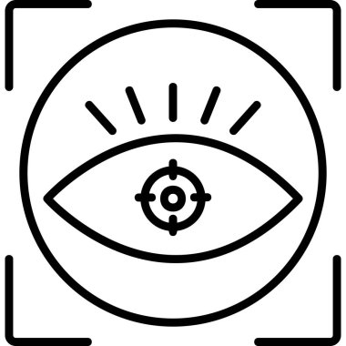 Vision icon modern vector illustration
