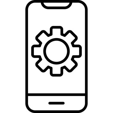 Cep telefonu. Web simgesi 