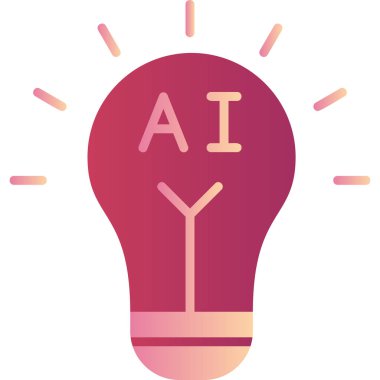 Fikir modern simgesi, vektör illüstrasyonu