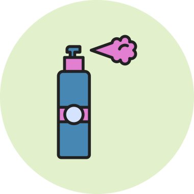 Spray bottle icon simple illustration