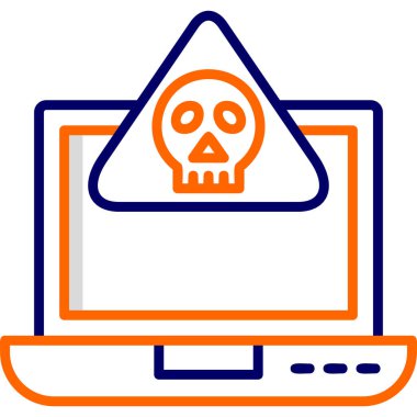 Bilgisayar. Web simgesi basit illüstrasyon