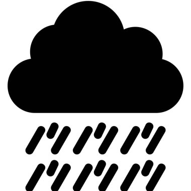 Bulut. Web simgesi basit tasarım