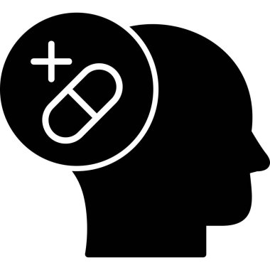 Ruh Sağlığı web simgesi basit tasarım