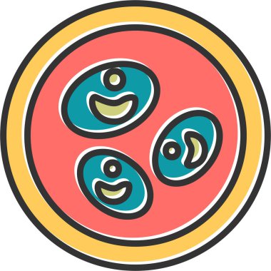 Çizgi film simgesinin vektör çizimi