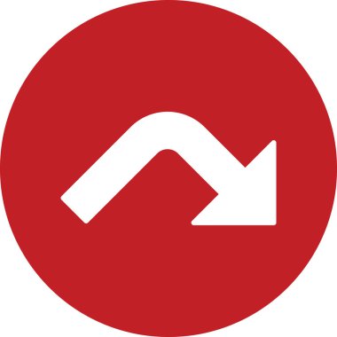 ok simgesinin vektör illüstrasyonu