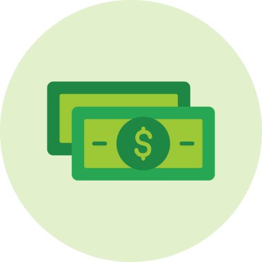 para ve finans kavramı, basit özet vektör tasarımı