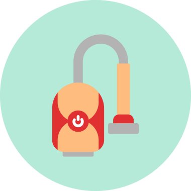 vector illustration of modern Vacuum Cleaner