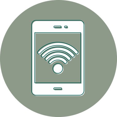 wifi simgesi vektör illüstrasyonu