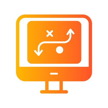 seo modern simgesinin vektör illüstrasyonu