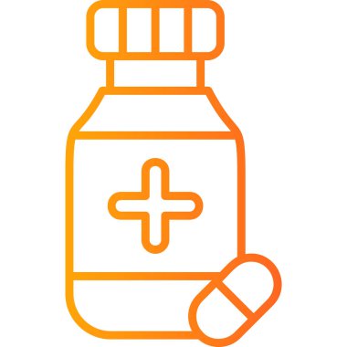 Sağlık hizmetleri web simgesi basit illüstrasyon