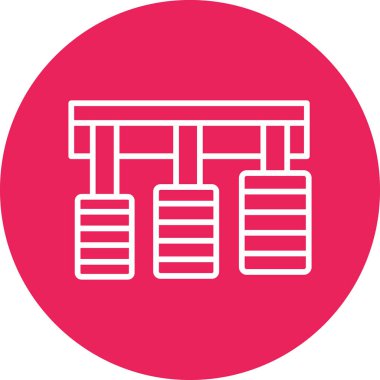 Modern b 'nin vektör illüstrasyonu eksik simgesi