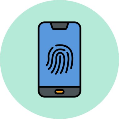 akıllı telefon simgesi vektör illüstrasyonu