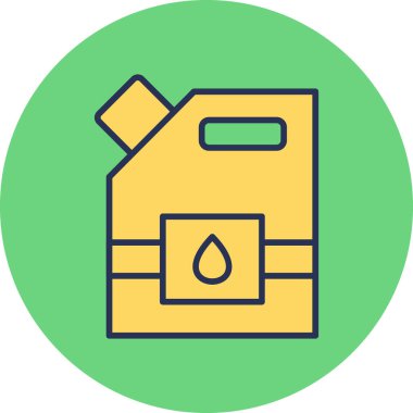 Petrol varil simge vektör çizim