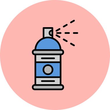 Sprey web simgesi vektörünü boya