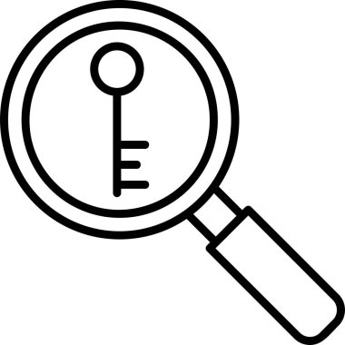 vektör tuşları simgesi renk arkaplanında izole edildi