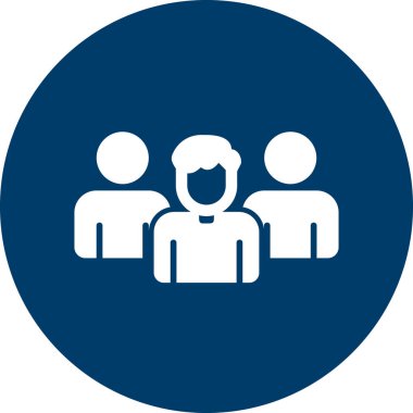 Abstract vector illustration of team work