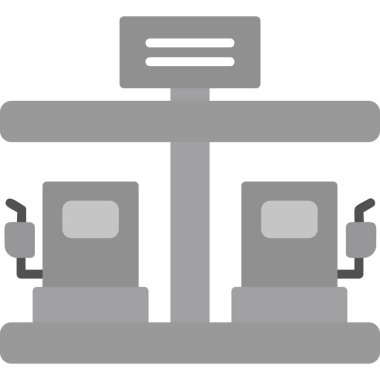 Havaalanı. Web simgesi basit illüstrasyon