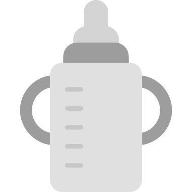 Bebek Şişe. Basit illüstrasyon