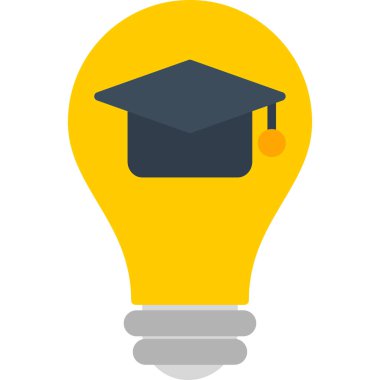 Eğitim sembolü. düz tasarım biçimi.