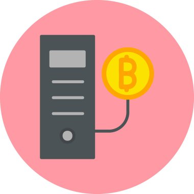 CPU icon, vector illustration simple design