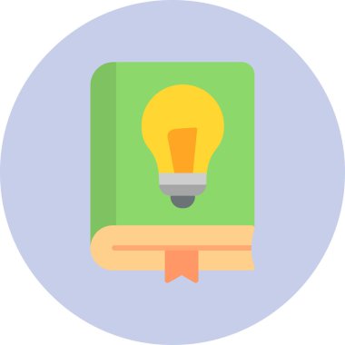 Fizik kitabı modern simge, vektör illüstrasyonu