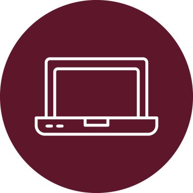 Bilgisayar. Web simgesi basit illüstrasyon