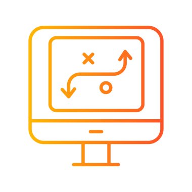 seo modern simgesinin vektör illüstrasyonu