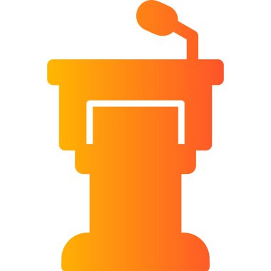 Bir sandalyenin karikatür simgesinin vektör çizimi