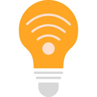 ampul simgesi vektör illüstrasyonu