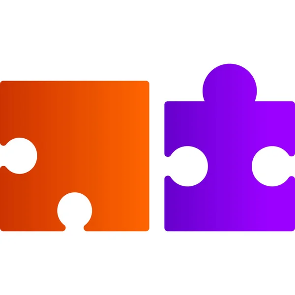 Illustration Vectorielle Icône Puzzle — Image vectorielle