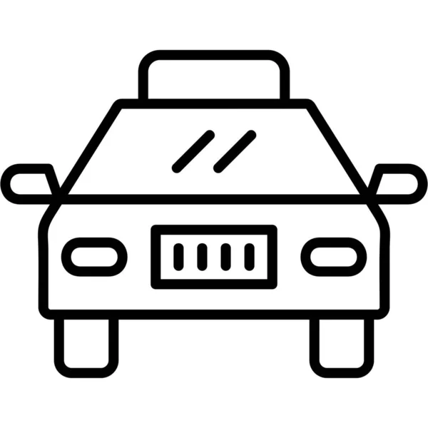 Icono Taxi Vector Ilustración — Archivo Imágenes Vectoriales